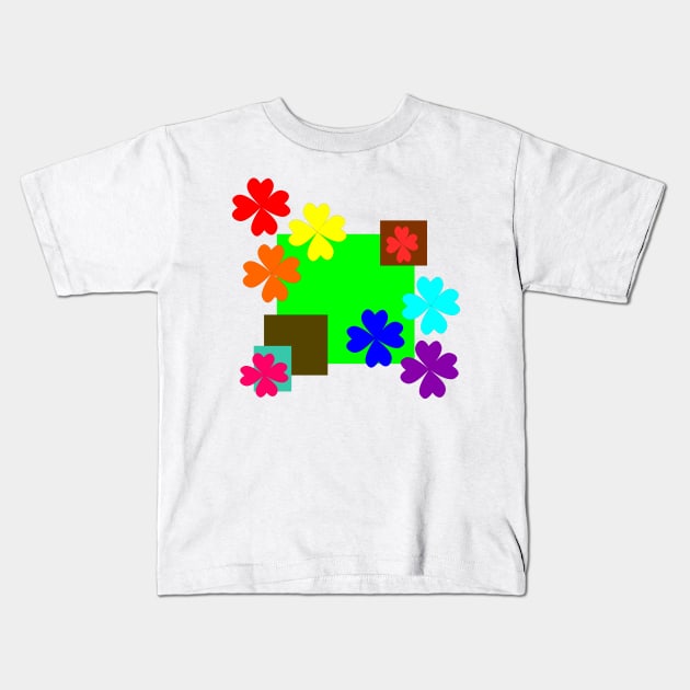 Flower Kids T-Shirt by RAK20